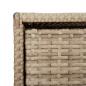 Preview: Gartenschrank Beige 55x59x80 cm Poly Rattan