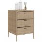 Preview: Gartenschrank Beige 55x59x80 cm Poly Rattan