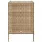 Preview: Gartenschrank Beige 55x59x80 cm Poly Rattan