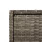 Preview: Gartenschrank Grau 55x55x111 cm Poly Rattan