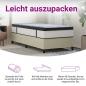 Preview: Matratze Taschenfederkern Medium Plus 90x200 cm