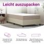 Preview: Matratze Taschenfederkern Medium Plus 100x200 cm