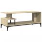 Preview: TV-Schrank Sonoma-Eiche 102x40x41 cm Holzwerkstoff und Stahl