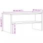 Preview: TV-Schrank Braun Eiche-Optik 80x40x40 cm Holzwerkstoff