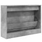 Preview: Schuhschrank Betongrau 80x21x57 cm Holzwerkstoff