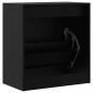 Preview: Schuhschrank Schwarz 60x34x63,5 cm Holzwerkstoff