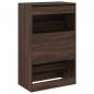 Preview: Schuhschrank Braun Eichen-Optik 60x34x96,5 cm Holzwerkstoff