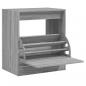 Preview: Schuhschrank Grau Sonoma 60x42x69 cm Holzwerkstoff