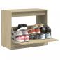 Preview: ARDEBO.de - Schuhschrank Sonoma-Eiche 80x42x69 cm Holzwerkstoff