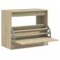 Preview: Schuhschrank Sonoma-Eiche 80x42x69 cm Holzwerkstoff