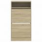 Preview: Schuhschrank Sonoma-Eiche 60x34x116 cm Holzwerkstoff