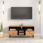 Preview: TV-Schrank 100x33x46 cm Massivholz Akazie