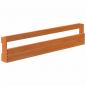 Preview: Wand-Schuhregale 2 Stk. Wachsbraun 110x8,5x23,5 cm Massivholz