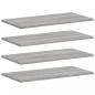 Preview: Wandregale 4 Stk. Grau Sonoma 60x30x1,5 cm Holzwerkstoff