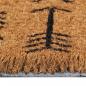 Preview: Fußmatte Natur 45x75 cm Kokosfaser Getuftet
