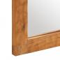 Preview: Badspiegel 50x70x2,5 cm Massivholz Akazie und Glas