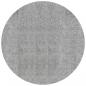 Preview: Shaggy-Teppich PAMPLONA Hochflor Modern Grau Ø 120 cm