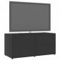 Preview: TV-Schrank Grau 80x34x36 cm Holzwerkstoff