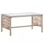 Preview: 4-tlg. Garten-Lounge-Set mit Auflage Poly Rattan Beige