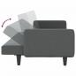 Preview: Schlafsofa mit Kissen Dunkelgrau Stoff