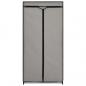 Preview: Kleiderschrank Grau 75×50×160 cm