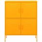 Preview: Lagerschrank Senfgelb 80x35x101,5 cm Stahl    