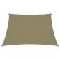 Preview: Sonnensegel Oxford-Gewebe Rechteckig 2,5x3 m Beige