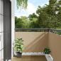 Preview: ARDEBO.de - Balkon-Sichtschutz Beige 90x300 cm Oxford-Gewebe