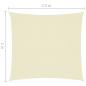 Preview: Sonnensegel Oxford-Gewebe Rechteckig 2x2,5 m Creme