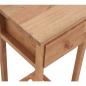 Preview: Beistelltisch mit Schublade 25x25x60 cm Massivholz Nussbaum 