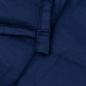 Preview: Gewichtsdecke Blau 138x200 cm 6 kg Stoff