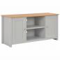 Preview: ARDEBO.de - TV-Schrank Grau 120x39x58 cm