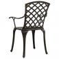 Preview: 5-tlg. Bistro-Set Aluminiumguss Bronzen