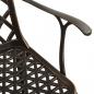 Preview: 5-tlg. Bistro-Set Aluminiumguss Bronzen