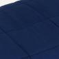 Preview: Gewichtsdecke Blau 200x230 cm 13 kg Stoff