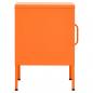 Preview: Nachttische 2 Stk. Orange 35x35x51 cm Stahl