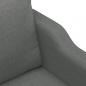 Preview: 3-Sitzer-Sofa Dunkelgrau 180 cm Stoff