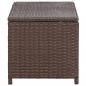 Preview: Couchtisch Braun 70x40x38 cm Poly Rattan