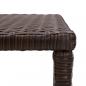 Preview: Couchtisch Braun 70x40x38 cm Poly Rattan