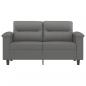 Preview: 2-Sitzer-Sofa Dunkelgrau 120 cm Mikrofasergewebe