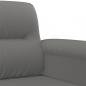 Preview: 2-Sitzer-Sofa Dunkelgrau 120 cm Mikrofasergewebe