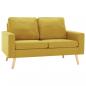 Preview: 2-Sitzer-Sofa Gelb Stoff