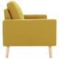 Preview: 2-Sitzer-Sofa Gelb Stoff