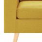 Preview: 2-Sitzer-Sofa Gelb Stoff