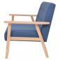 Preview: 2-Sitzer-Sofa Stoff Blau