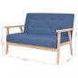 Preview: 2-Sitzer-Sofa Stoff Blau