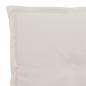 Preview: Gartenbank-Auflage Creme 200x50x3 cm Oxford-Gewebe