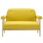 Preview: 2-Sitzer-Sofa Stoff Gelb