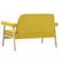 Preview: 2-Sitzer-Sofa Stoff Gelb