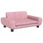 Preview: Hundebett Rosa 70x45x33 cm Samt